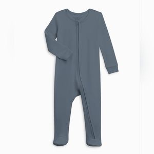 Colored Organics Peyton Zipper Sleeper - Harbor